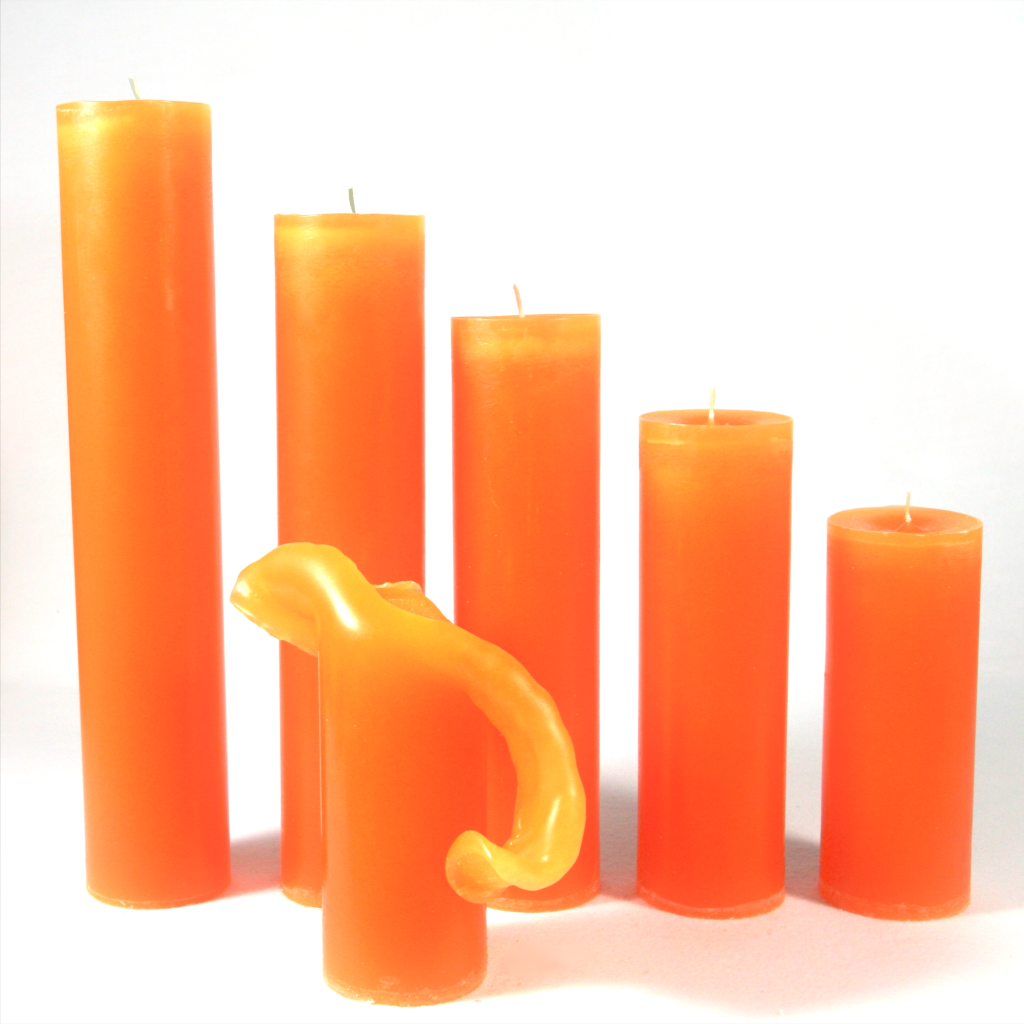 Orange lisse  Bika-Candles
