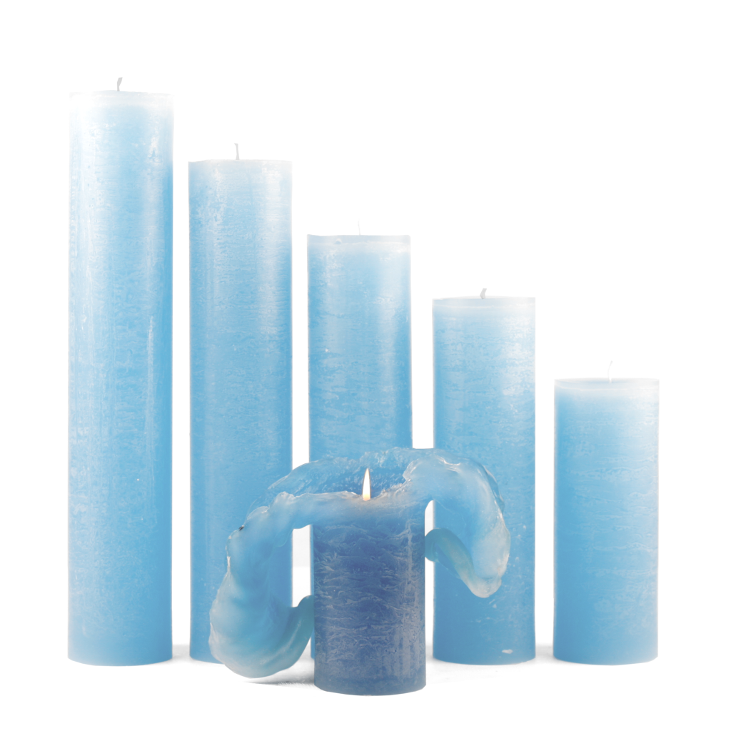 Licht blauw verijst set