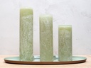 Metal Candle Plate (light green)