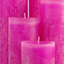 Dark pink iced