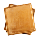 Platter gold square