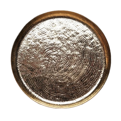 Schale gold quadratisch