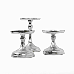 Candeliere d'argento 9 cm