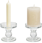 glass candleholder